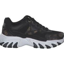 Guess FLTNOW-FAL12, Schnürschuhe, Damen, Schwarz