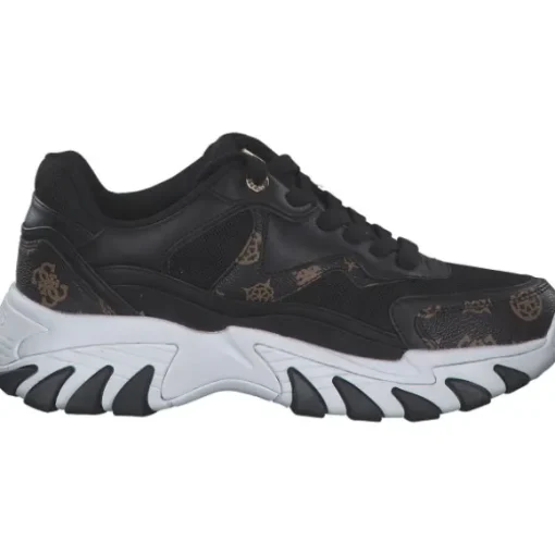 Guess FLTNOW-FAL12, Schnürschuhe, Damen, Schwarz