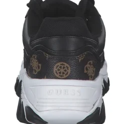 Guess FLTNOW-FAL12, Schnürschuhe, Damen, Schwarz