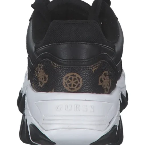 Guess FLTNOW-FAL12, Schnürschuhe, Damen, Schwarz