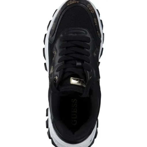 Guess FLTNOW-FAL12, Schnürschuhe, Damen, Schwarz