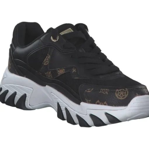 Guess FLTNOW-FAL12, Schnürschuhe, Damen, Schwarz