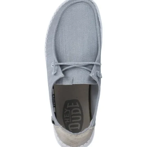 Hey Dude 40079, Schnürschuhe, Damen, hellgrau