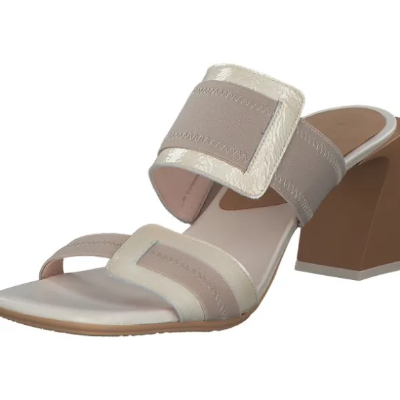 Hispanitas Schuhe Mallorca HV243327, Plateau-Pantoletten, Damen, Beige Grau