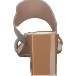 Hispanitas Schuhe Mallorca HV243327, Plateau-Pantoletten, Damen, Beige Grau