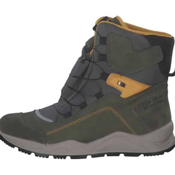 IMAC 681689-00930/038, Winterstiefel, Kinder, waldgrün/ockergelb