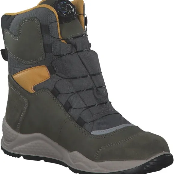 IMAC 681689-00930/038, Winterstiefel, Kinder, waldgrün/ockergelb