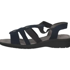 Jana Shoes 28165, Keilsandaletten, Damen, navy