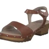 Jana Shoes 88205, Plateau-Sandaletten, Damen, cognac