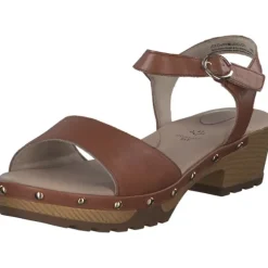 Jana Shoes 88205, Plateau-Sandaletten, Damen, cognac