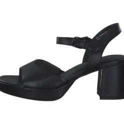 Jana Shoes 28379, Plateau-Sandaletten, Damen, Schwarz