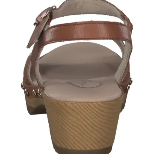 Jana Shoes 88205, Plateau-Sandaletten, Damen, cognac