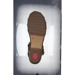 Jana Shoes 88205, Plateau-Sandaletten, Damen, cognac