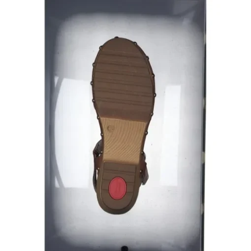 Jana Shoes 88205, Plateau-Sandaletten, Damen, cognac