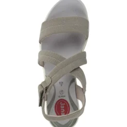 Jana Shoes 28760, Plateau-Sandaletten, Damen, sage