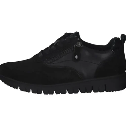 Jana Shoes 83705, Schnürschuhe, Damen, Schwarz
