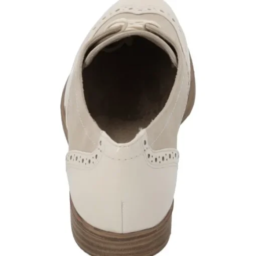 Jana Shoes 23260, Schnürschuhe, Damen, Beige