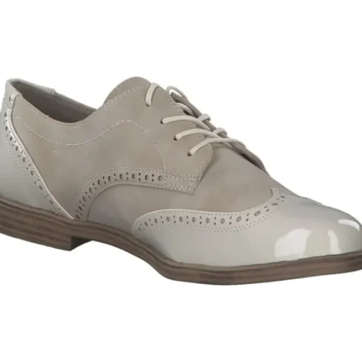 Jana Shoes 23260, Schnürschuhe, Damen, Beige