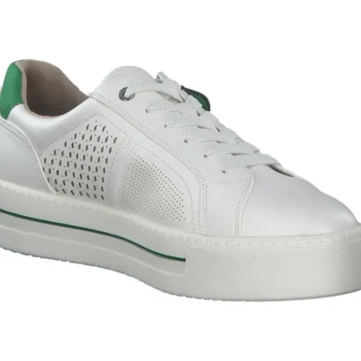 Jana Shoes 23764, Schnürschuhe, Damen, Weiß