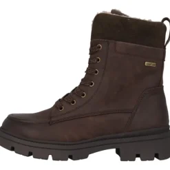 Jana Shoes 26276, Schnürstiefel, Damen, braun