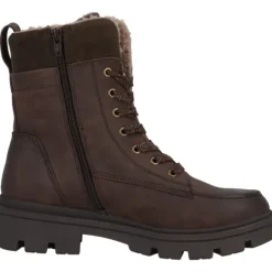 Jana Shoes 26276, Schnürstiefel, Damen, braun