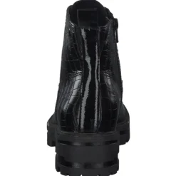 Jana Shoes 26209, Schnürstiefel, Damen, Schwarz