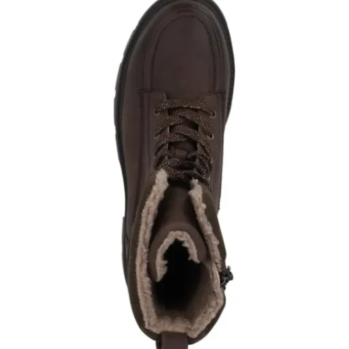 Jana Shoes 26276, Schnürstiefel, Damen, braun