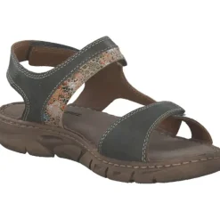 Josef Seibel 76803383/607 BRENDA 03, Keilsandaletten, Damen, SCHILF-MULTI