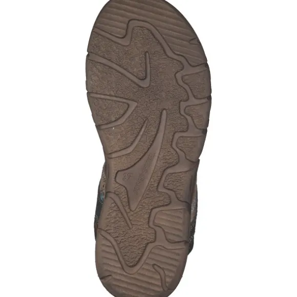 Josef Seibel 76803383/607 BRENDA 03, Keilsandaletten, Damen, SCHILF-MULTI