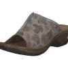Josef Seibel Catalonia 58 56558, Plateau-Pantoletten, Damen, CREME-MULTI