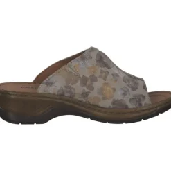 Josef Seibel Catalonia 58 56558, Plateau-Pantoletten, Damen, CREME-MULTI