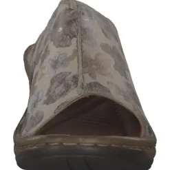 Josef Seibel Catalonia 58 56558, Plateau-Pantoletten, Damen, CREME-MULTI