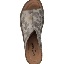 Josef Seibel Catalonia 58 56558, Plateau-Pantoletten, Damen, CREME-MULTI