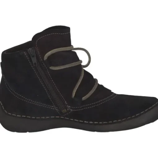 Josef Seibel Fergey 99 59699, Schnürstiefel, Damen, Schwarz