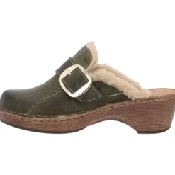 Josef Seibel Lily 10 77610, Clogs, Damen, Oliv