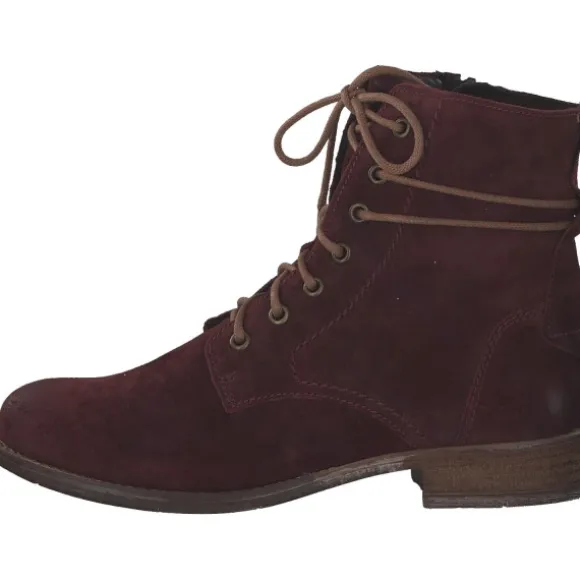 Josef Seibel Sienna 70 99670, Schnürstiefeletten, Damen, Dunkelrot