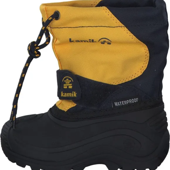 Kamik Snowfox 3WP NF8403/NF4403 M, Winterstiefel, Kinder, navy/citrus-marine
