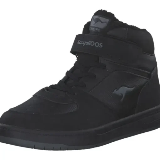 KangaROOS 10179-5003 K-CP Bound Mid EV, Winterstiefel, Kinder, jet black/steel grey