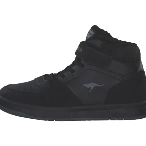 KangaROOS 10179-5003 K-CP Bound Mid EV, Winterstiefel, Kinder, jet black/steel grey