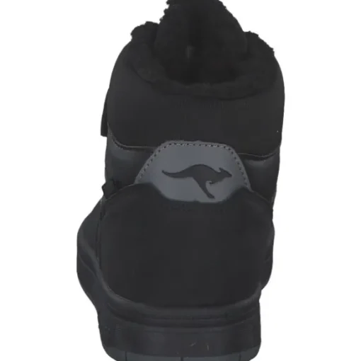 KangaROOS 10179-5003 K-CP Bound Mid EV, Winterstiefel, Kinder, jet black/steel grey