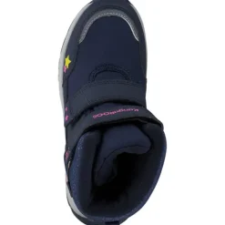 KangaROOS 10233/4193 K-PE Candela V RTX SL, Winterstiefel, Kinder, dk navy/daisy pink unicorn