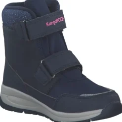 KangaROOS 10233/4193 K-PE Candela V RTX SL, Winterstiefel, Kinder, dk navy/daisy pink unicorn