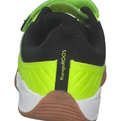 KangaROOS 10167-7013 K5-Winged EV, Sportliche Slipper, Kinder, neon yellow/jet black