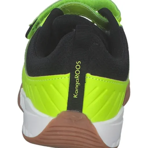 KangaROOS 10167-7013 K5-Winged EV, Sportliche Slipper, Kinder, neon yellow/jet black