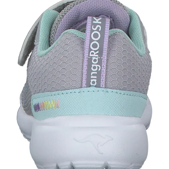 KangaROOS KY-Lilo EV 02101, Halbschuhe (Kinder), Kinder, Grau (Grau/Türkis)