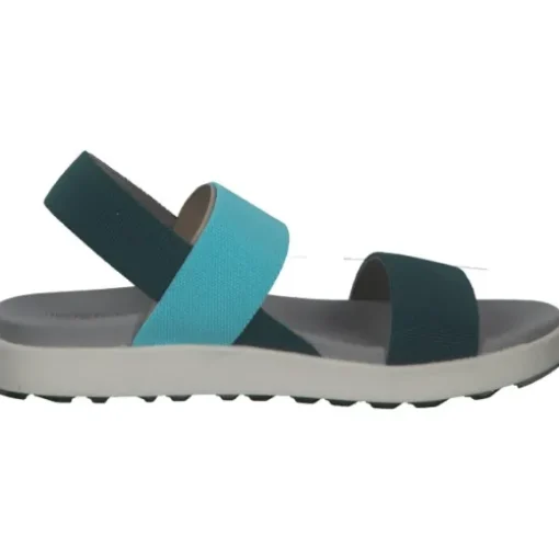 Keen Elle Backstrap 102715, Keilsandaletten, Damen, sea moss/ipanema