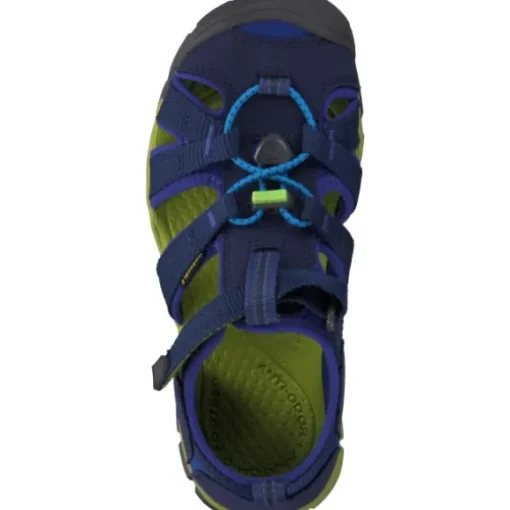 Keen Seacamp II CNX 1022978, Sandalen (Kinder), Kinder, blue depths/chartreuse