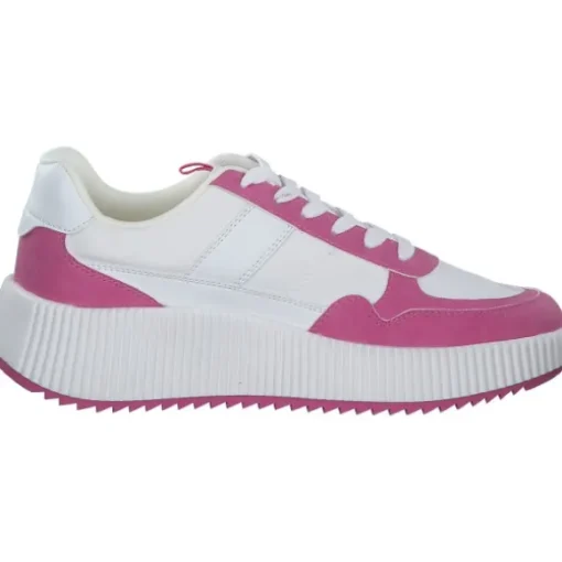 La Strada 2373007-1033, Schnürschuhe, Damen, Weiß (White/Pink)