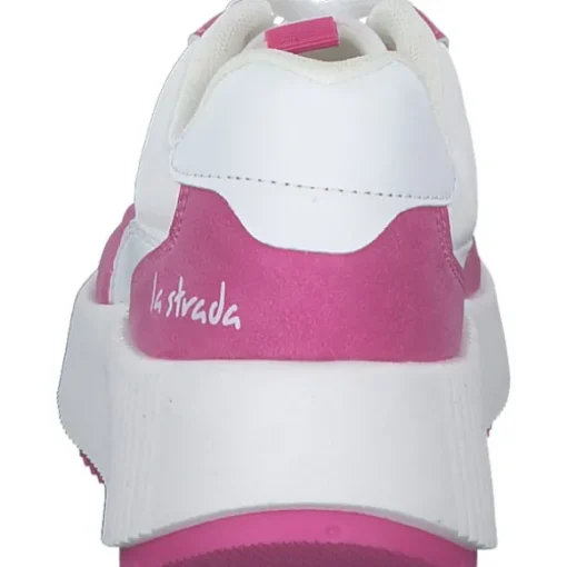 La Strada 2373007-1033, Schnürschuhe, Damen, Weiß (White/Pink)