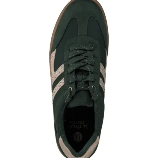 La Strada 2303446-2270, Schnürschuhe, Damen, dk green/beige micro